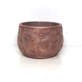 Coloured Pots Copper