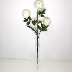 Ivory Ranunculus Spray 68cm
