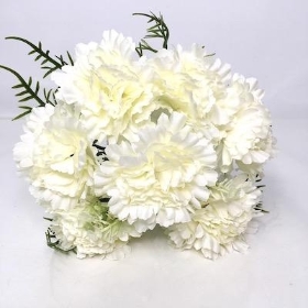 Ivory Carnation Bundle 27cm