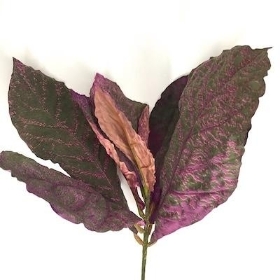 Pink Purple Fig Leaves 110cm
