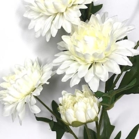Ivory Dahlia Spray 68cm