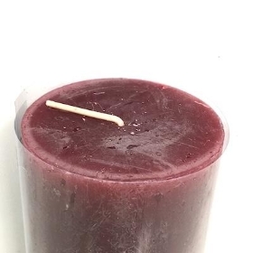 Dusky Red Levi Candle 14cm
