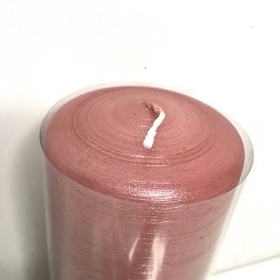 Antique Pink Rustikana Candle 15cm