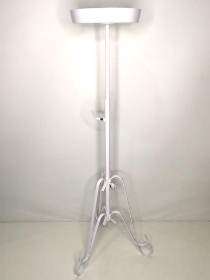 White Pedestal Stand