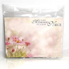 Florist Cards Niece Pink Daisy x 6