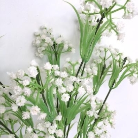 White Gyp Bush 43cm