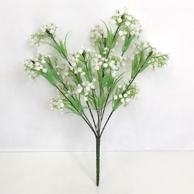 White Gyp Bush 43cm