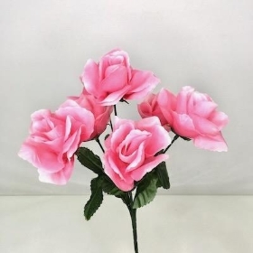 Pink Rose Bush 32cm