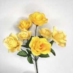 Yellow Rose Bush 32cm