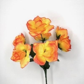 Orange Rose Bush 32cm