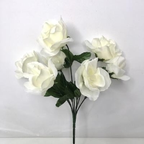 White Rose Bush 32cm