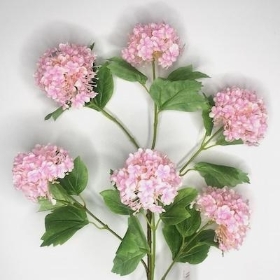 Pale Pink Viburnum Spray 93cm