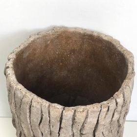 Grey Granite Twist Vase 22cm