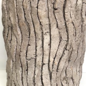 Grey Granite Twist Vase 22cm