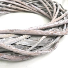 Grey Wicker Ring 25cm