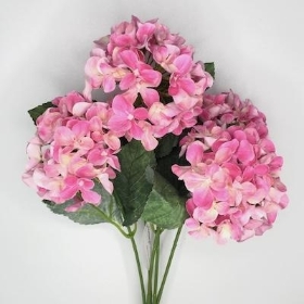 Pink Hydrangea Bush 41cm