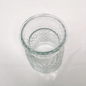 Clear Glass Meadow Vase 14cm