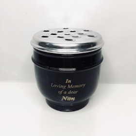 Black Metal In Loving Memory Nan Pot 15cm