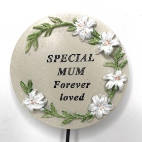 Mum Round Lily Stick 36cm