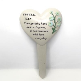 Nan Forget Me Not Stake 23cm