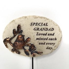 Grandad Bird Stick 33cm