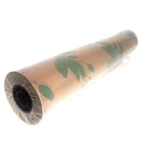 Green Foliage Kraft Roll 100m