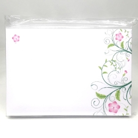 Flower And Stems Small Florists Card Pack Of 50