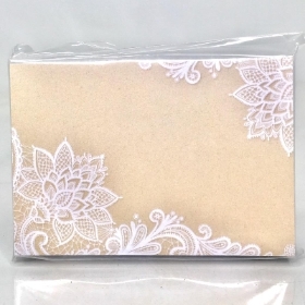 Lace Flower Small Florists Card Pack Of 50
