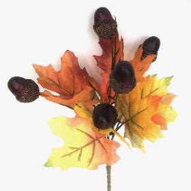 Orange Autumn Acorn Bush 30cm