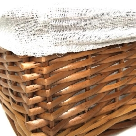 Storage Basket With Liner 31cm