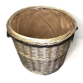 Large Rope Handled Log Basket 49cm