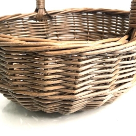 Antique Wash Bathroom Basket 29cm