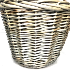 Lined Wicker Planter Basket 25cm