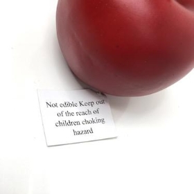 Artificial Red Apple 7.5cm