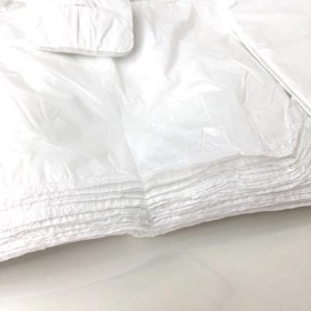 White Carrier Bag x 100