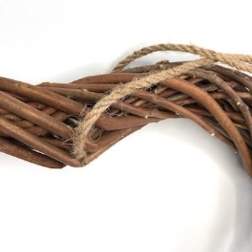 Brown Willow Heart 50cm