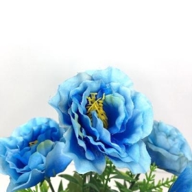 Blue Mini Peony Bush 31cm
