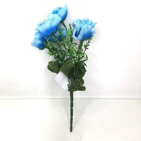 Blue Mini Peony Bush 31cm
