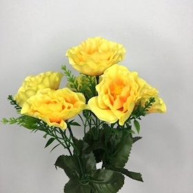Yellow Mini Peony Bush 31cm