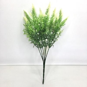 Ivory Heather Bush 35cm