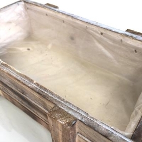 Rectangle Wooden Planter 28cm