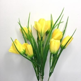 Yellow Tulip Bush 35cm