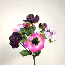 Pink Mix Anemone Bush 28cm