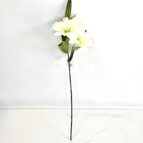 Ivory Lily Spray 63cm
