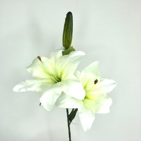Ivory Lily Spray 63cm
