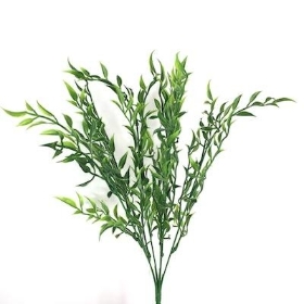 Green Fern Bush 42cm