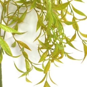 Yellow Green Tea Leaf Spray 76cm