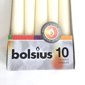 Ivory Tapered Candle x 10 