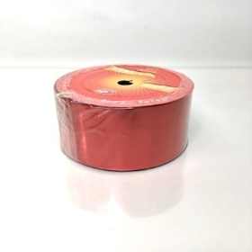 Red Metallic Poly Ribbon 50mm