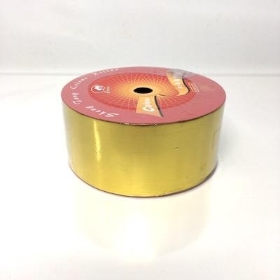 Gold Metallic Poly Ribbon 50mm